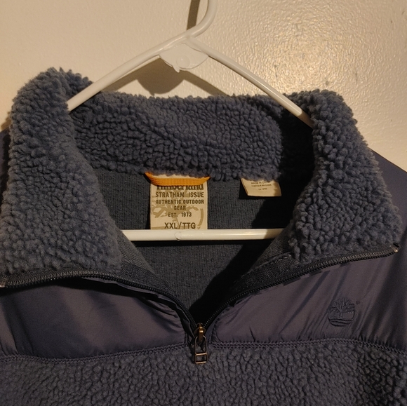 NWT! TIMBERLAND STRATHAM ISSUE THICK PILE TEDDY BEAR JACKET - Picture 2 of 5